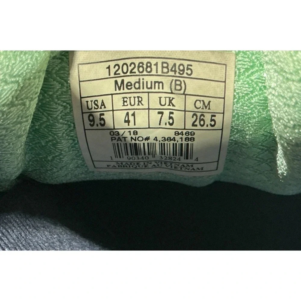 Brooks Adrenaline GTS 18 Womens Size 9.5B Teal Blue Lace-Up Sneakers 1202681B495